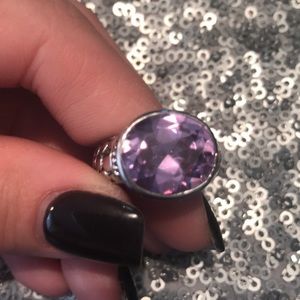 Lia Sophia Amethyst Ring 💍 Size 8